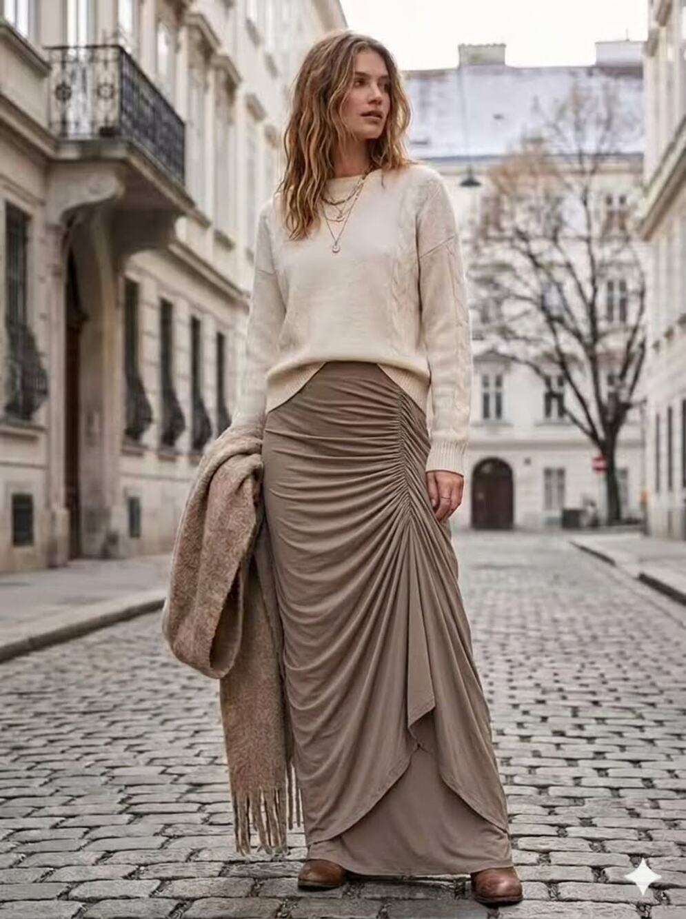 Free People Beach Cabo Slit Maxi Skirt Size Medium NWT